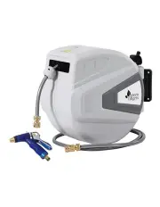 [Green Fingers] Retractable Auto Wall Mount Water Hose Reel 30M in White