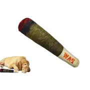 Cigar Shaped Dog Toy Funny Novelty Squeaky Chew Toy for Large Puppies and Dogs