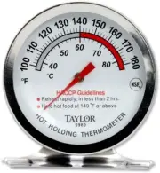 Taylor Precision 5980N Professional Series Hot Holding Thermometer, 2" dial with