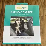 New ZippyPaws Dog Car Seat Barrier -Ensures Pet Safety/Prevents Distracted Drive