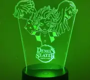 DEMON SLAYER ANIME KIMETSU NO YAIBA 3D Night Light Illusion Lamp US SHIP 1 day