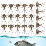 Fly Fishing fl-ys Kit, 20pcs Fly Fishing Lures, Dry fl-ys Wet FLI-ES Streamers Nymphs FLI-ES, Fl-y Fi-Shing Assortment Kit for Salmon, Trout, Bass Fi-Shing