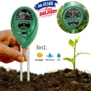 Digital PH Meter Soil Moisture Monitor Sunlight Tester 3 in 1 Garden Pot Plants