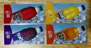 Vendo 721 - Vending Machine Drink Labels "Fanta" Flavor Strips - 3.59" x 1.75"