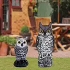 MagiDeal 2x Owl Scarecrow Decoy Owl Figurine Pigeons Bird Deterrents Pest