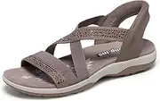 [Skechers] Women's Reggae Slim-Summer Sparkle Sandal