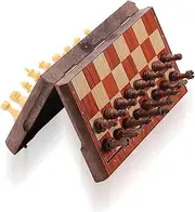 ColorGo Magnetic Travel Chess Set, Portable Mini Chess Board Game for Adults and Kids