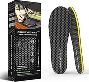 PerseveranX NASA Grade Zero Drop Insoles – Max Shock Absorption Insoles Men Women - Shoe Insoles for Plantar Fasciitis Relief - Extreme Sports Insoles - Orthotics Inserts