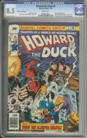 HOWARD THE DUCK #4 CGC 8.5 WHITE PAGES 30 CENT PV