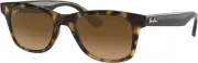 Ray-Ban RB4640 Square Sunglasses Light Havana/Polarized Brown Gradient