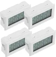 KITANDOVE 4pcs Digital Aquarium Thermometer for Room Temperature Gauge Plant Hygrometer for Home