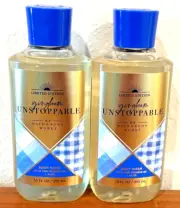 New 2x Bath & Body Works 10oz Gingham Unstoppable Body Wash