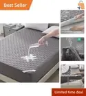 Noiseless Waterproof King Size Mattress Protector, Soft with Deep Pocket Design
