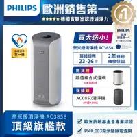 在飛比找ETMall東森購物網優惠-PHILIPS飛利浦 奈米級空氣清淨機 AC3858/86