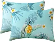 TOGEVAL 1 Pc Pineapple Pattern Pillowcase Decorative Home Pillow Cover Washable Easy Clean Modern Decor for Bedroom