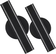 Kisangel 2pcs Wall Arrangement Wall Vases Black Wall Hanging Vase Hanging Planter Wall Decor Wall Mounted Tube Wall Mounted Vase Wall Vase Black Wall Mounted Planters Wrought Iron