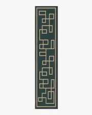 75' x 365' | Machine Washable Runner Rug | Kid & Pet Friendly | Indoor Rug | Jonathan Adler Athens Teal Green Rug | Ruggable