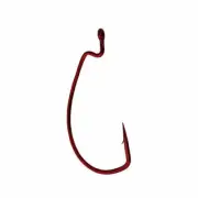 Gamakatsu Red Offset EWG Superline Worm Hook Bass Fishing Soft Plastic Bait Hook