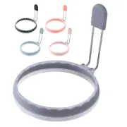 Fried Egg Cooker Ring 4 Inches Silicone Egg Molds Pancake Mold Food remarkable