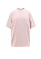 Cotton t-shirt with Political Campaign embroidered logo - BALENCIAGA - Pink