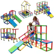 Funphix All-in-1 Giant Construction Set (517 pcs) - Indoor & Outdoor - Fun & Educational Learning Toy