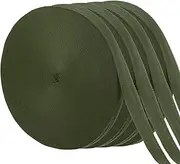 uxcell Tree Tie Strap-4 RollS 591 Feet x 1 Inch Garden Staking Straps,Plant Supports Tree Tie Staking,Tree Support Straps Apply to Outdoor/Garden/Plant/Staking/Guying(Army Green)