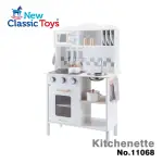 【NEW CLASSIC TOYS】聲光小主廚木製廚房玩具-天使白 11068(通過ST安全玩具檢驗 配件12件組)