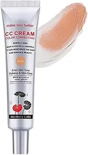 Korean Color Changing CC Cream - Centella Asiatica Rich Multi-Function Moisturizing Foundation, Waterproof Long-Lasting Makeup (1.5oz)