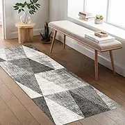Washable Runner Rug for Hallway, Kitchen Runners, Long Area Rug for Bedroom, Living Room, 100-600cm Carpet Runner Rug and Mat, Dirt Trapper Narrow Carpet(120x400cm)