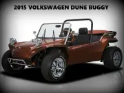 2015 Volkswagen Dune Buggy New Metal Sign - Retro Look in Bronze