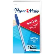 Paper Mate InkJoy 50 Ballpoint Pens Blue 12 Pack
