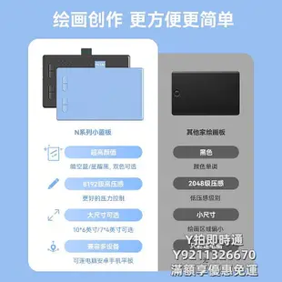 手寫板Parblo小藍數位板手繪電腦手寫輸入板繪畫電子寫字板連手機按鍵款繪圖板