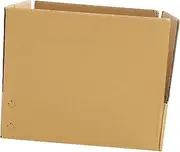 KALLORY Multi Function Corrugated Paper Box with Dividers Shipping Box for Moving Storage for Item Organization Sturdy