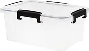 Seymours 10L Super Seal Storage Box – Stackable Container with Sealed Lid for Secure, Dustproof, Waterproof Storage of Clothes, Tools, Toys, Documents, Seasonal Items, and More
