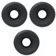 3pcs 22x11-8 Knobby ATV Tire Tubeless for Quad Bike Buggy Go Kart Mower Trailer 4 Ply High Performance Radial Knobby Tread Pattern