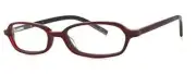 Calabria Vivid 721 Designer Reading Glasses in Red-Black ; +0.75