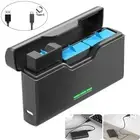 Black 3-Channel Battery Quick Charger For GoPro HERO Camera 5-11 Accessories New