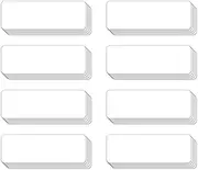 Wzenclave Magnetic Dry Erase Labels 54pcs 3.2 x 1.2 Inch Waterproof/Reusable White Magnetic Name Tags for Students Classroom Whiteboard Refrigerator Locker Classroom Office Home and More