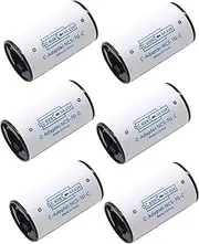 LAMPVPATH (Pack of 6) C Battery Adapter, AA to C Battery Adapter Converter Spacer, C Size Battery Adapter