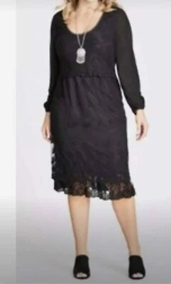Sz 26 Autograph Little Black. Black lace Dress New Tags combine postage welcome