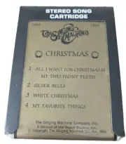 KARAOKE CHRISTMAS THE SINGING MACHINE 7003 - 8 TRACK - RARE TAPE MINT NEW SEALED