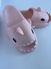 Shark cartoon slides pink women cloud sandals size EU 40-41 comfy pool tik tok