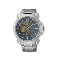 在飛比找蝦皮商城優惠-SEIKO精工錶Premier 男 開芯藍色網狀 機械腕錶 