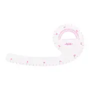 Styling Sewing French Curve Ruler, 24x11cm Clear Sewing Pattern Making Ruler