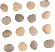Anneome 16pcs Hand-Painted Rocks Set Bracket DIY Pebbles for Home School Art Projects Creative Natural Stones for Boys and Girls