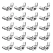 M4 Wing Nuts Stainless Steel 304 Hand Twist Tighten Ear Butterfly Nut 20 Pcs