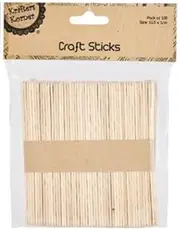 2 x Krafters Korner 11.5x1cm 200Pce Craft Sticks Classic Popsicle Stick Shape Wood for Crafty Kids DIY Arts Crafts Projects