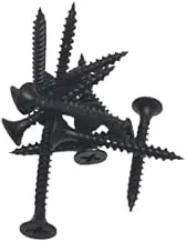 Carbon Steel Black Zinc Cross Flat countersunk Head Self-Tapping Screws (M3.5 = 6g x 20mm - 120pcs)