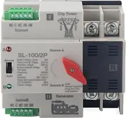 Automatic Transfer Switch, ATS Transfer Changeover Switch, Dual Power Automatic Transfer Switch 100A ATS Generator Changeover Switch