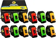 12x Tape Measure 8m Metric Medalist® 12pc H/Duty RubberGrip TripleBladeStop 8Mtr